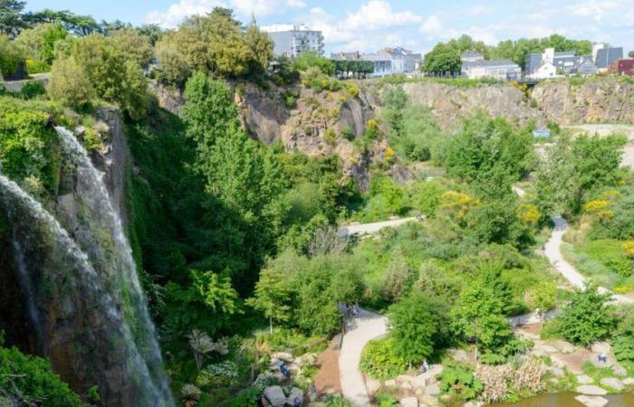 Ein Teenager stürzt in einem öffentlichen Garten 30 Meter tief