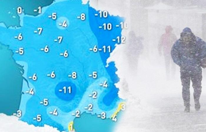 Eisige Kälte und chaotisches Wetter erleben in Frankreich bereits ein Comeback