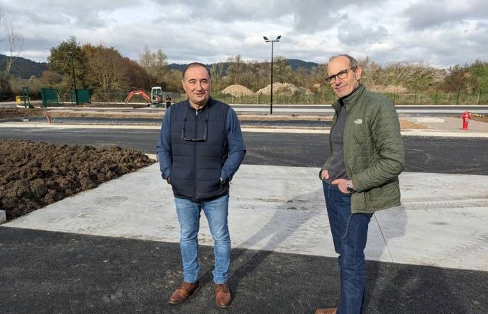 In diesem Recyclingzentrum der Haute-Loire erfolgt der Zugang durch Ablesen des Nummernschilds