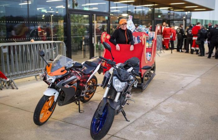 Seine-et-Marne: Dritte Auflage. Beim Christmas Road Trip kreuzen Biker die Region, um kranken Kindern eine kleine Freude zu bereiten!