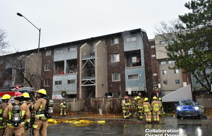 Quebec – Feuer im Village de l’Anse