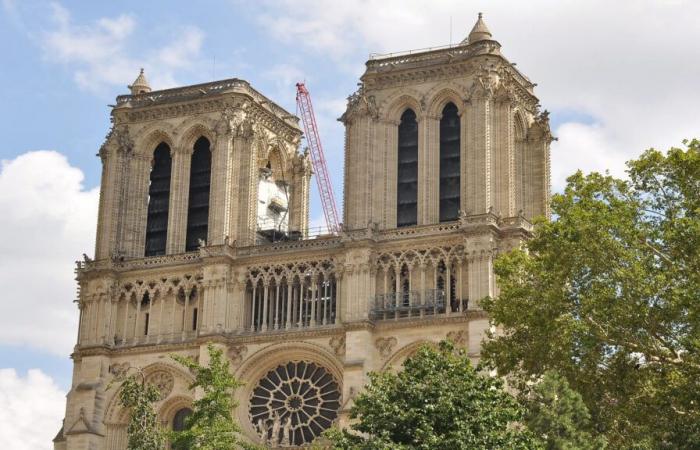 Das renovierte Innere von Notre-Dame ist am Freitagmorgen auf France 2 zu entdecken