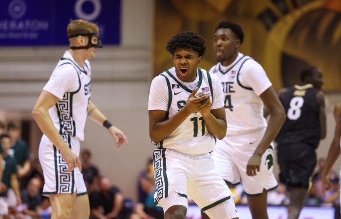 Die besten Fotos vom Sieg der MSU Basketball gegen Colorado in…