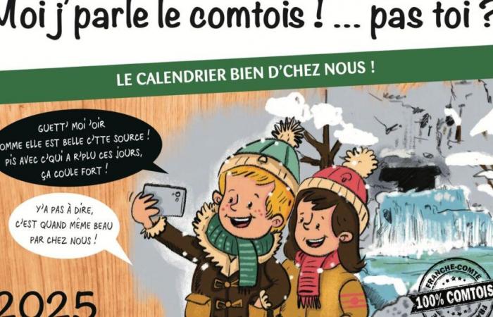 Kalender 2025 „Ich spreche Comtois!“ Nicht du? » mit France Bleu