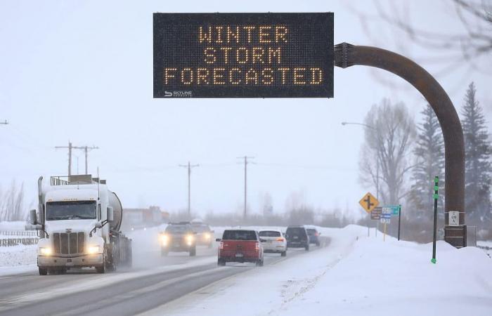 Das Wettersystem „Bombenzyklon“ bewegt sich über Steamboat Springs