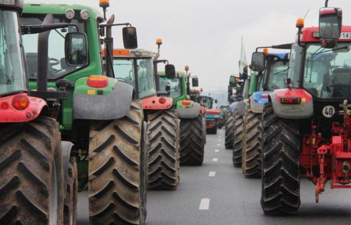 Landwirtschaftlicher Zorn. Auf dieser stark befahrenen Straße nach Andorra wurde eine Straßensperre errichtet