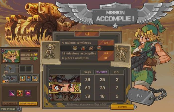 Test von Metal Slug Tactics auf PS5 von jeuxvideo.com