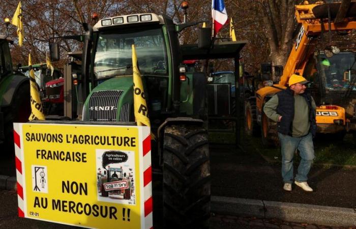 Mitglieder der JA de l’Aude blockieren den Hafen von Port-la-Nouvelle