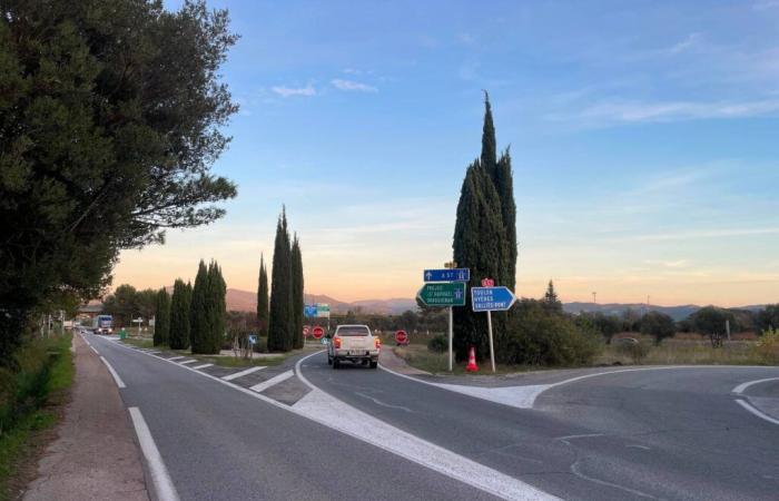 Zur Sicherung des nördlichen Autobahnkreuzes A57 wird in Cuers ein Kreisverkehr gebaut