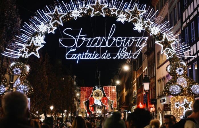 Der Weihnachtsmarkt in Straßburg öffnete seine Pforten, eine „große Beteiligung“ am ersten Tag