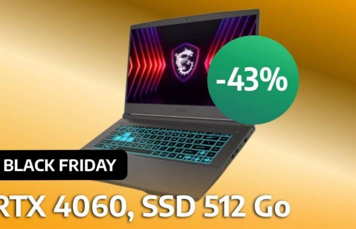 Der Preis dieses MSI Thin-Gaming-Laptops mit RTX 4060 wird vom Black Friday übertroffen