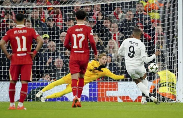 Real Madrid: Wann endet Kylian Mbappés endloser Sturz nach diesem verschossenen Elfmeter an der Anfield Road?