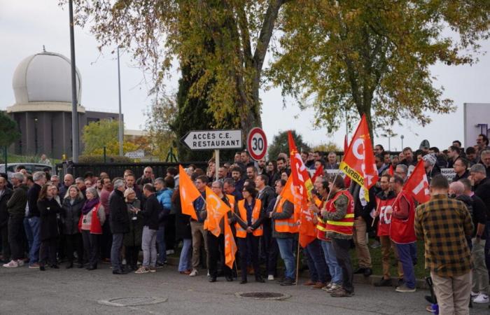 Toulouse. Mitarbeiter von Thales kündigen ihren Arbeitsplatz, um das Management zu zwingen, sich an seinen Sozialplan zu halten