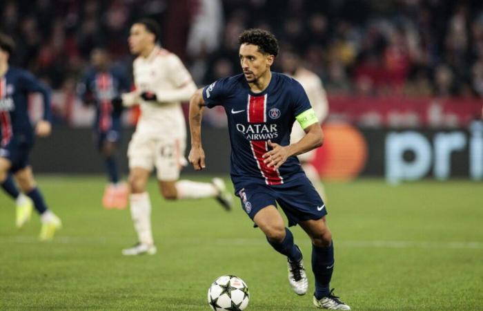 Marquinhos macht sich Sorgen um PSG in der Champions League – C1 – J5 – Bayern-München-PSG (1-0)