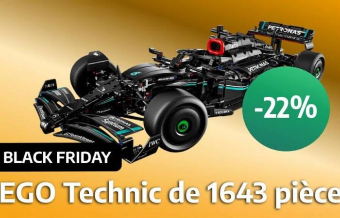 Black Friday senkt den Preis für den großartigen LEGO Mercedes AMG F1, ein Muss für Autoliebhaber