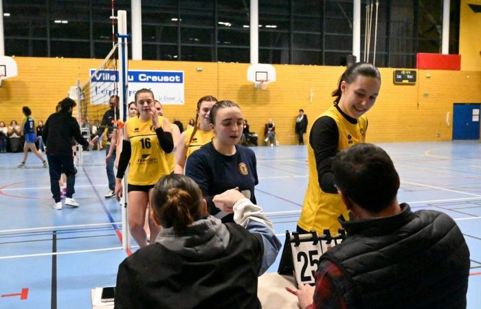 VOLLEYBALL: Nur die Männer von Le Creusot haben gewonnen… Die Frauen haben alles verloren…