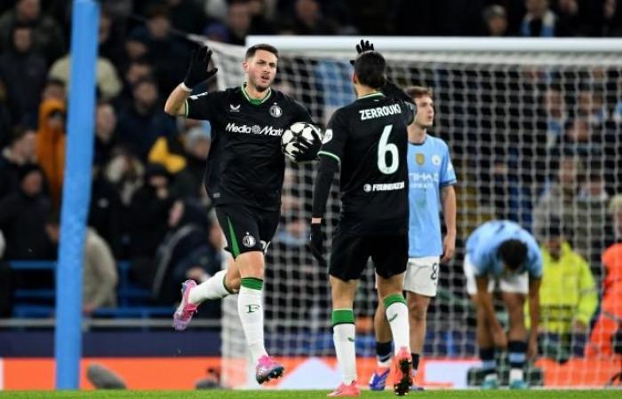 Manchester City kommt zu Hause gegen Feyenoord unentschieden, nachdem es mit drei Toren in Führung lag