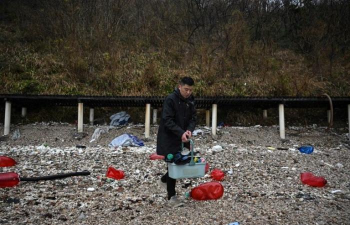 Auf einer chinesischen Insel wird Plastikmüll zu Kunstwerken recycelt