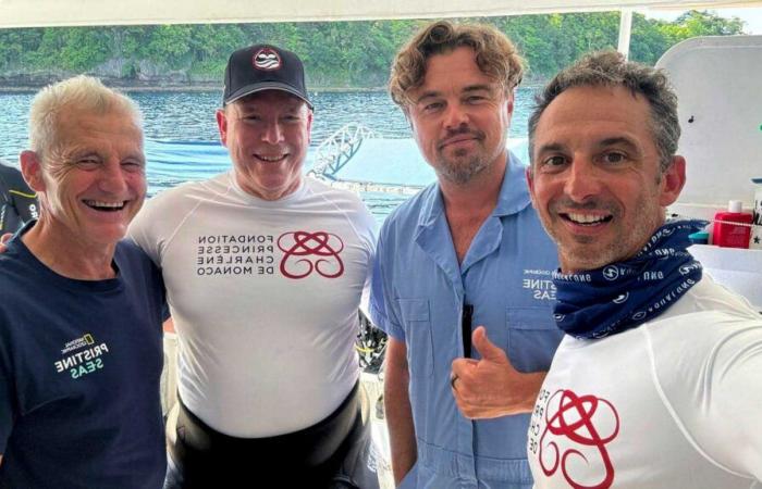 Prinz Albert II. und Leonardo DiCaprio auf einer Expedition zu den Salomonen