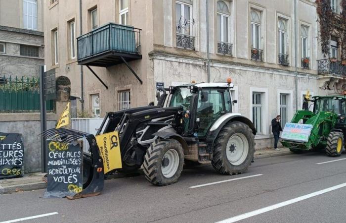 Agrarkrise: Neue Aktionen in Drôme und Ardèche, Gewerkschaften beim Präfekten der Ardèche empfangen