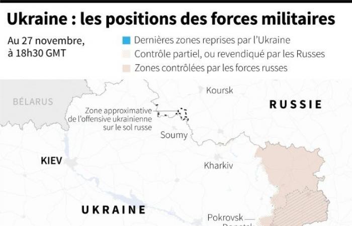 Ukraine: Massiver russischer Angriff reagiert auf amerikanischen ATACMS-Raketenbeschuss, sagt Putin – 28.11.2024 um 13:22 Uhr