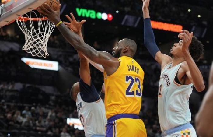 Die Lakers stoppen Victor Wembanyamas Spurs-Serie • Basket USA