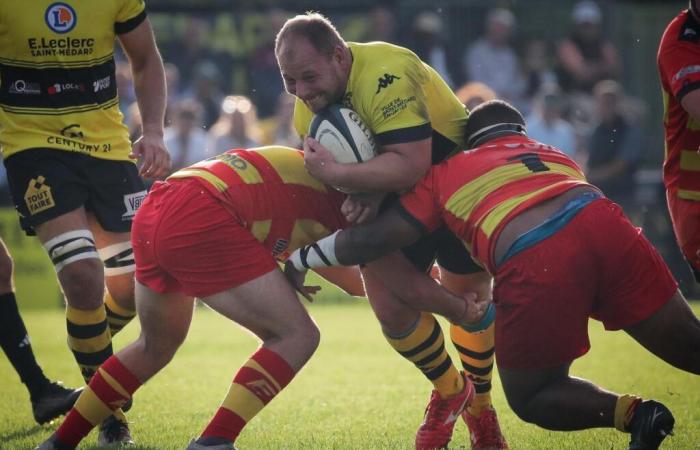 Rugby (Bundesliga 1). In Gujan-Mestras hat Saint-Médard „den Wunsch, ein Auswärtsspiel der Spitzenklasse zu erreichen“