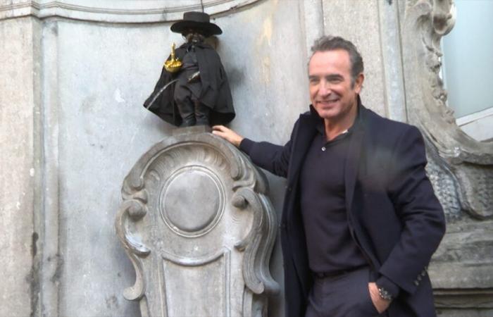 „Ich habe mich hier immer sehr wohl gefühlt“: Jean Dujardin aus einem ganz besonderen Grund in Brüssel neben Manneken-Pis gesehen