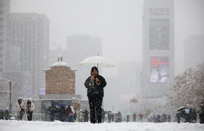 Südkorea: 2. Tag Schnee, 40 cm in bestimmten Gebieten von Seoul