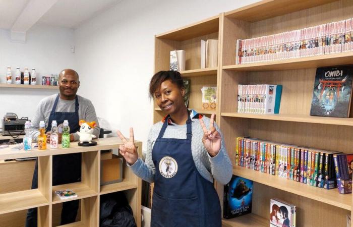 Diese Teestube bietet asiatische Köstlichkeiten und eine Manga-Bibliothek mit freiem Zugang