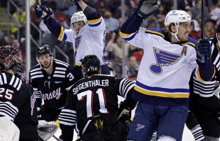 NHL: Die Blues gewinnen unter Jim Montgomery das zweite Spiel in ebenso vielen Spielen