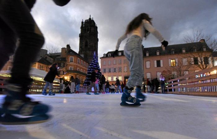 Rodez. Die Stadt ist voller Aktivitäten für die Feiertage