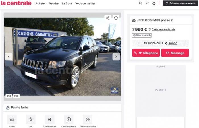 Diese vergessenen Gelegenheiten, die wir zu normalen Preisen kaufen: der Jeep Compass