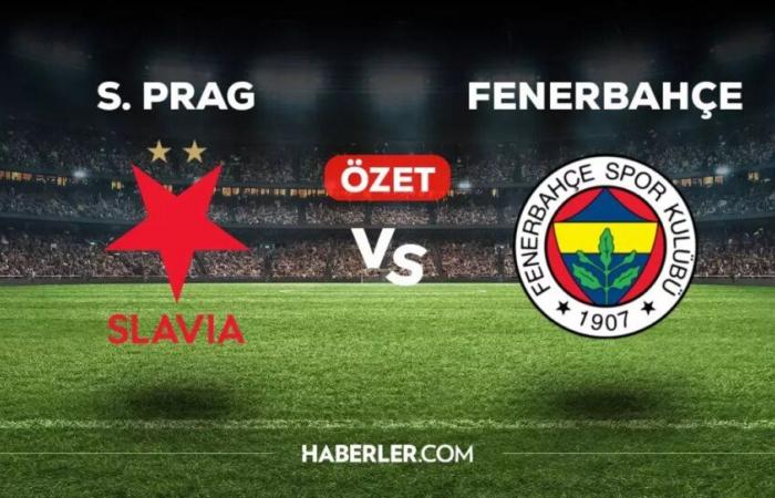 Sehen Sie sich die Spielzusammenfassung und die Tore von Slavia Prag Fenerbahçe an! (VIDEO) Slavia Prag Fenerbahçe erweiterte Zusammenfassung! Wer hat die Tore geschossen, wie oft endete das Spiel?