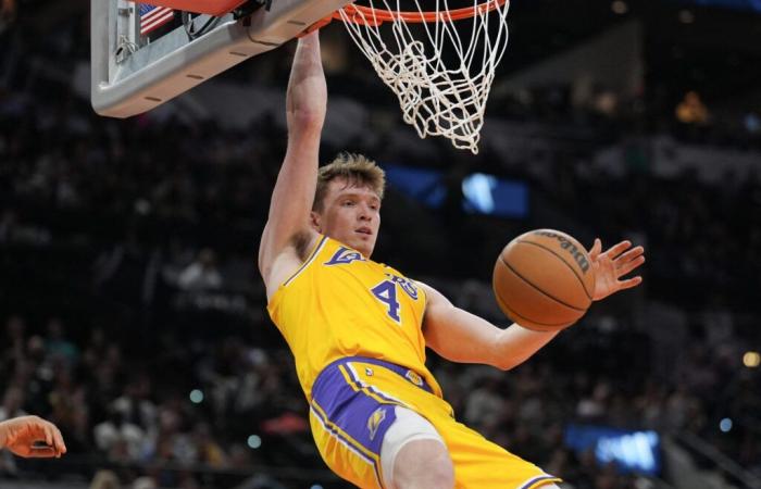 Dalton Knecht führt die Lakers gegen die Spurs an