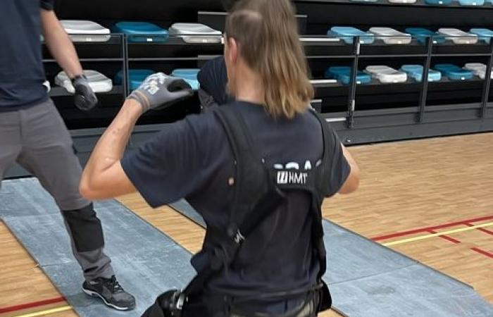 Das Exoskelett, der 2.0-Agent zur Entlastung der Sportabteilung