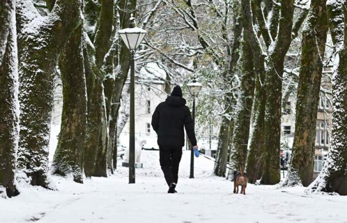 Die ersten Schneespuren treffen in Quebec später als gewöhnlich ein