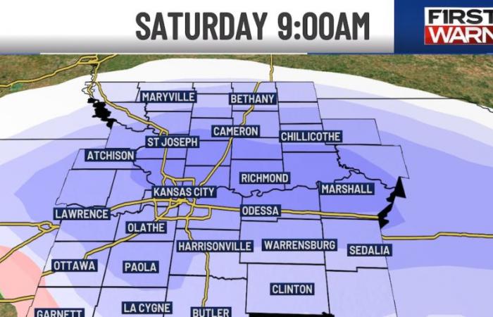 Zu Thanksgiving kommt eiskalte Luft herein, und bei First Warn kündigt sich der erste Schnee an