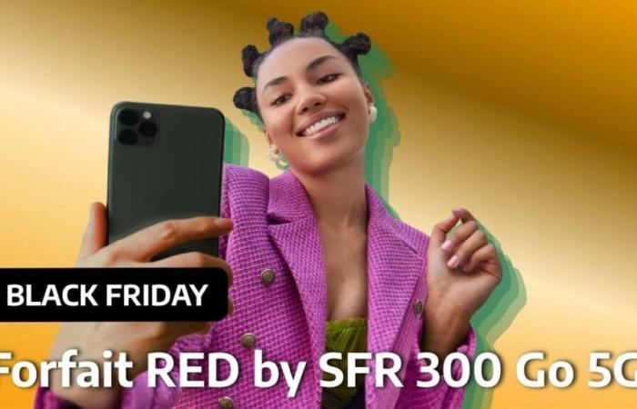 SFR senkt die Preise mit dem Black Friday 300 GB 5G-Paket für 9,99 €!