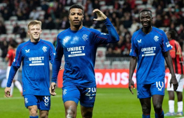 Hamza Igmane spielt die Hauptrolle, während die Rangers den beeindruckenden Sieg in Nizza komplettieren