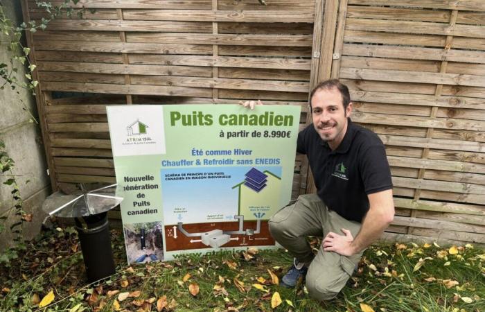 Dieser Einwohner von Val-d’Oise stellt kanadische Brunnen sowie wirtschaftliche und ökologische Heizungen her