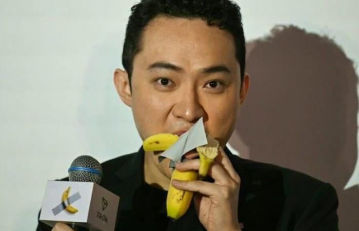 Kunst oder Wahnsinn? Justin Sun verschlingt eine 6-Millionen-Banane