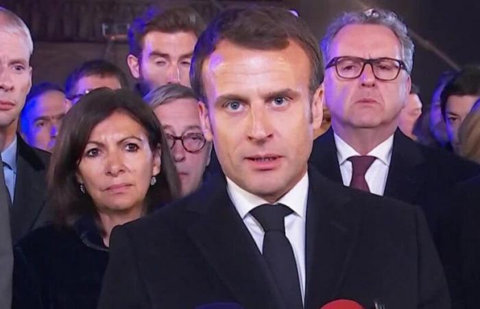 Emmanuel Macron hatte vom Abend des Notre-Dame-Brands an den Wiederaufbau versprochen