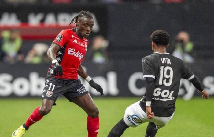 EA Guingamp. Der verletzte Amadou Sagna wird für mehrere Wochen festgenommen