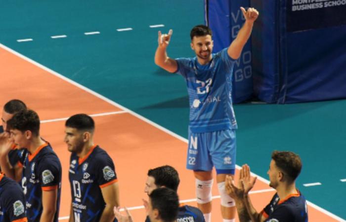 Corentin Phelut, der in Montpellier geborene Libero, lebt in seinem Lieblingsverein einen Traum