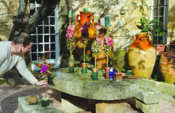 Die Floristen des Gard trafen sich im Château d’Arpaillargues