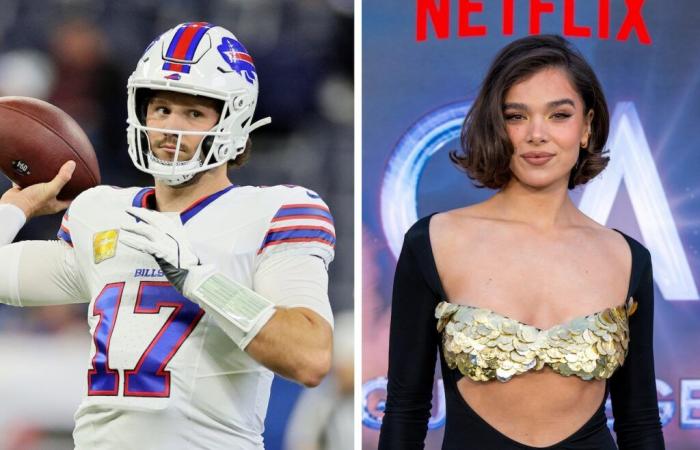 Josh Allen verlobt sich mit Hailee Steinfeld: Sehen Sie, wie der Quarterback von Buffalo Bills der Schauspielerin und Sängerin einen Heiratsantrag machte