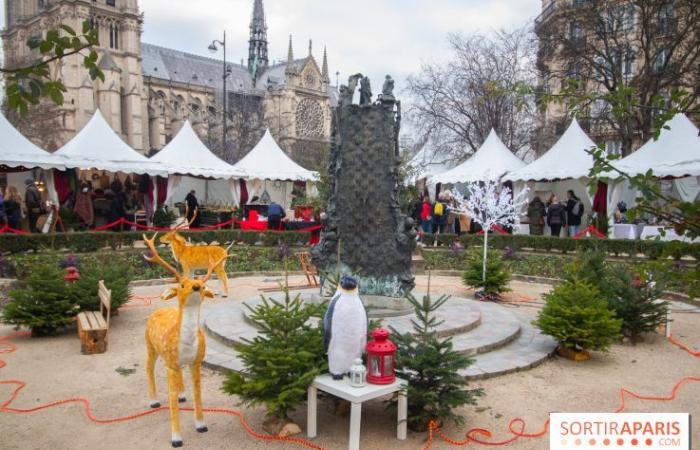 Der bezaubernde Weihnachtsmarkt Notre-Dame de Paris zu Ehren französischer Künstler und Kunsthandwerker