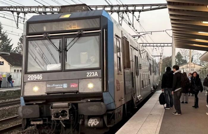 RER C hielt in Essonne, die Linie P war zur Hälfte geschlossen … Die Störungen vom 30. November und 1. Dezember