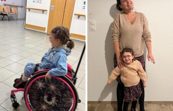 Der Telethon rettete die kleine Lucie, 3 Jahre alt, die an spinaler Muskelatrophie leidet